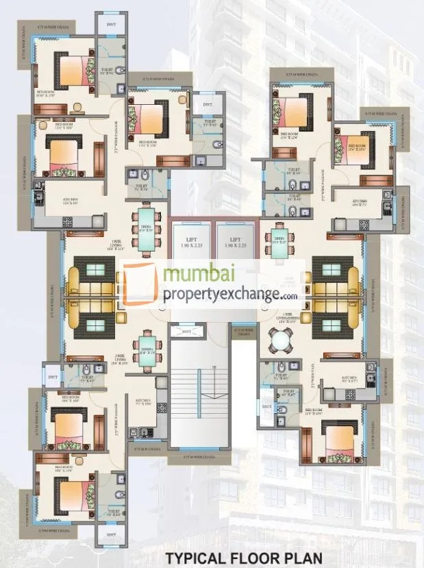 Sun and Moon, Borivali East — floor plan 1