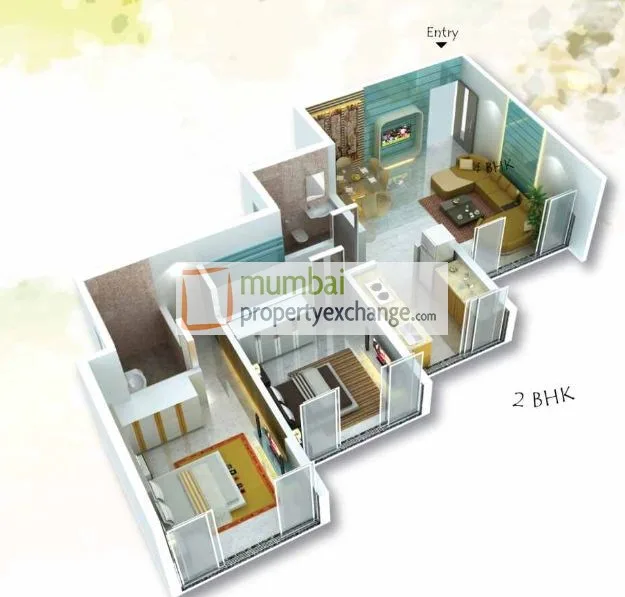 Mahavir Universe Phoenix, Bhandup — floor plan 1
