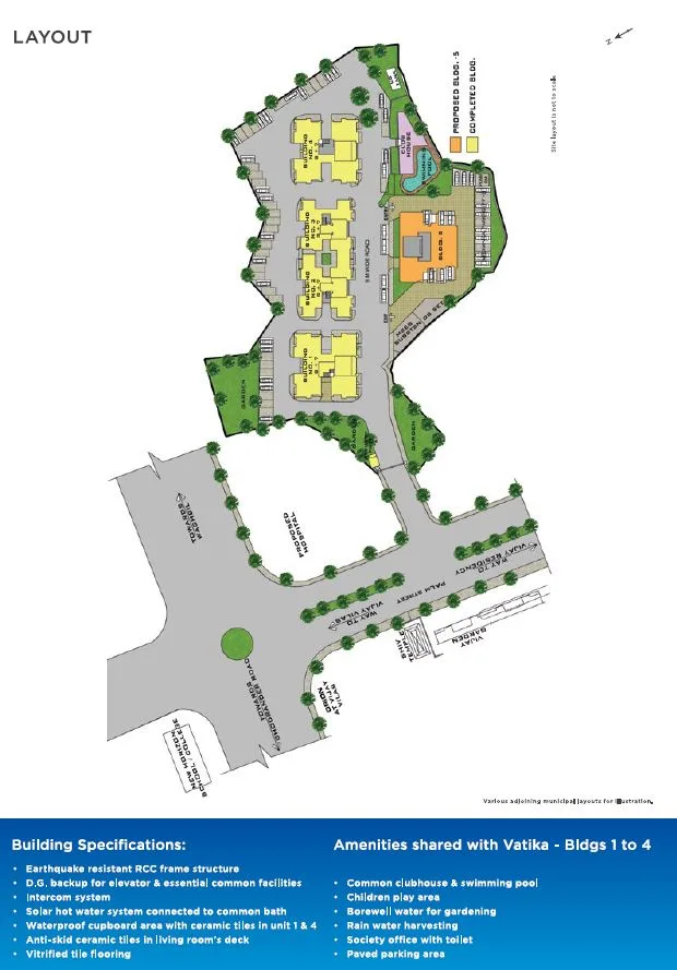 Vatika, Thane West — floor plan 1