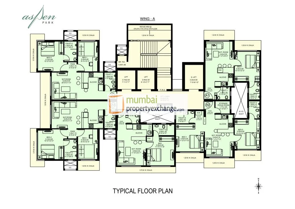 Aspen Park, Goregaon East — floor plan 1