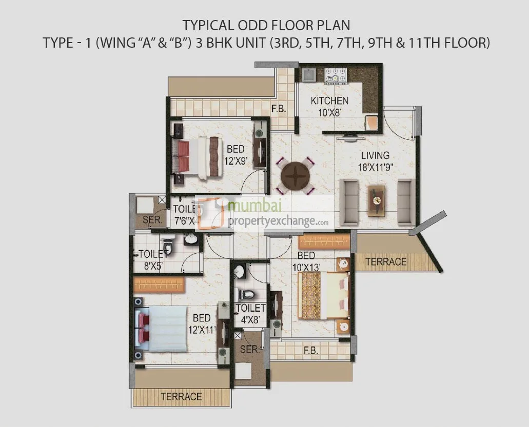 Dudhe Vitevari, New Panvel — floor plan 1