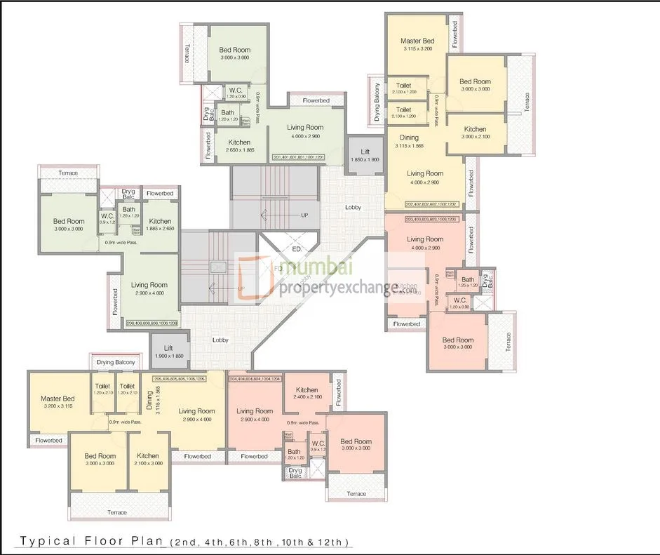 Om Sai Height, Ulwe — floor plan 1