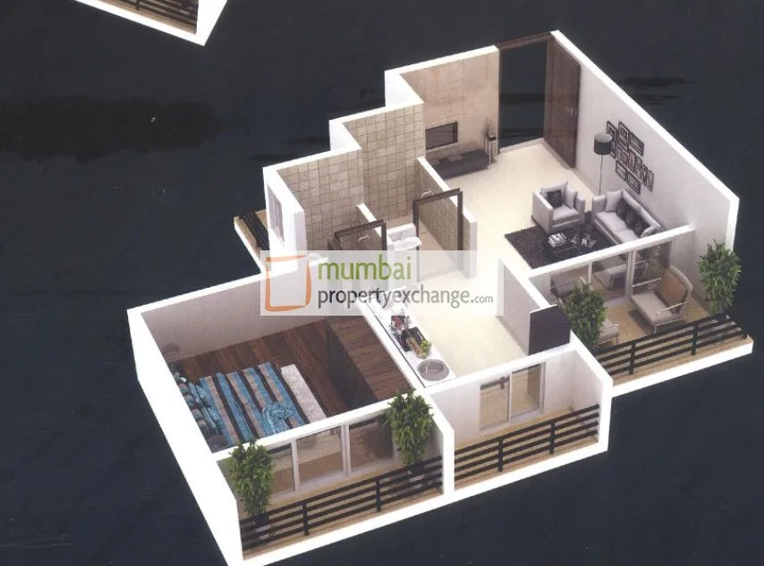 Aramus, Ulwe — floor plan 1