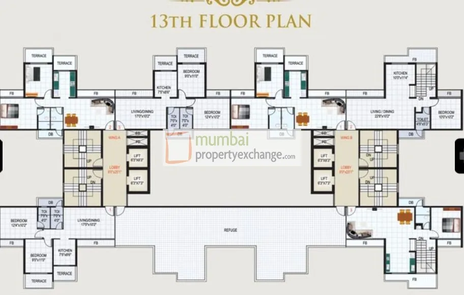 Maple Ivy, Ulwe — floor plan 1