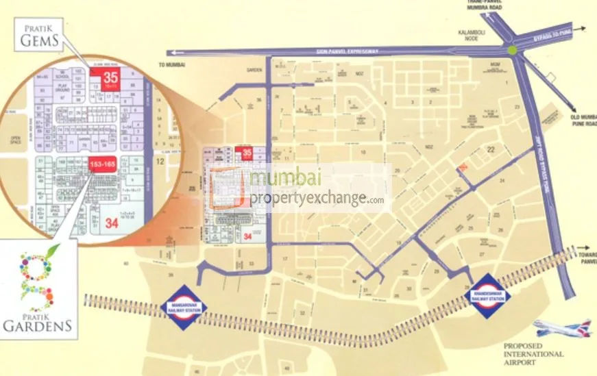 Pratik Gardens, Kamothe — floor plan 2
