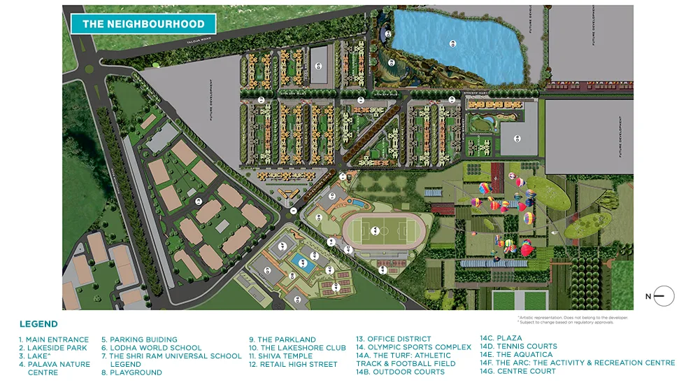 Palava Lagoona A To F, Dombivli — floor plan 1