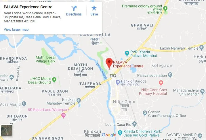 Palava Lagoona A To F, Dombivli — floor plan 2