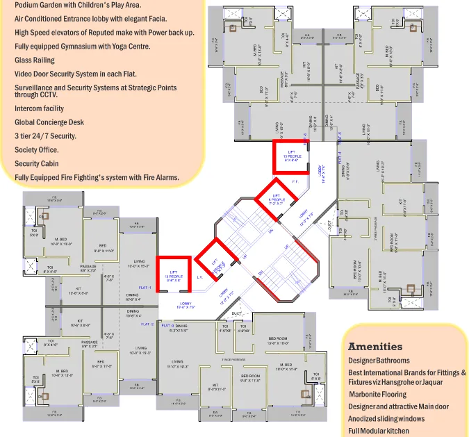 Ostwal Darshan, Bhayandar — floor plan 1