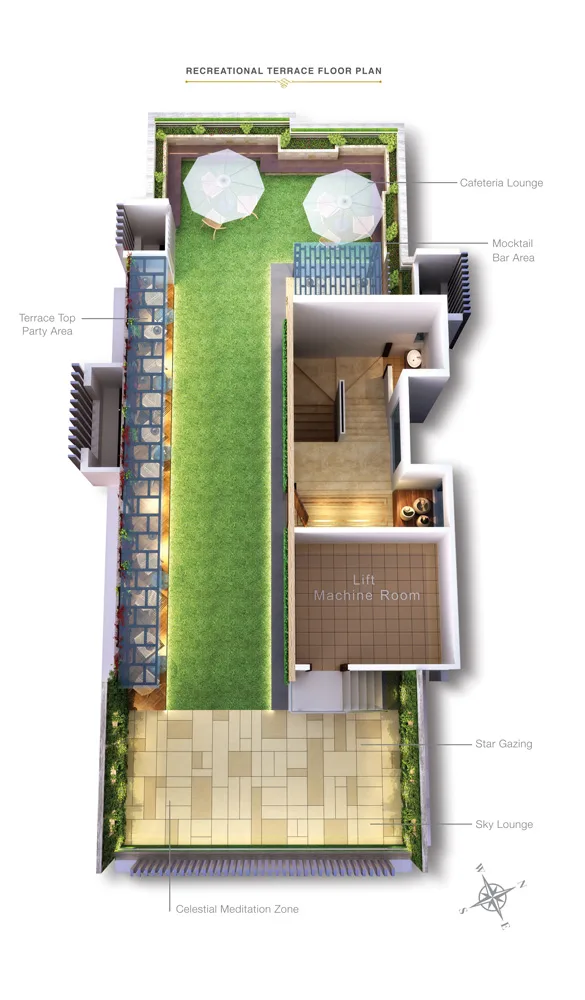 Unique Shanti Finessia, Bandra West — floor plan 1