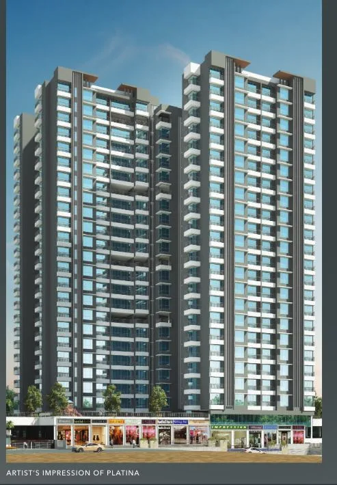 2.5 Semi-Furnished in Wadhwa Elite-Platina , Thane West