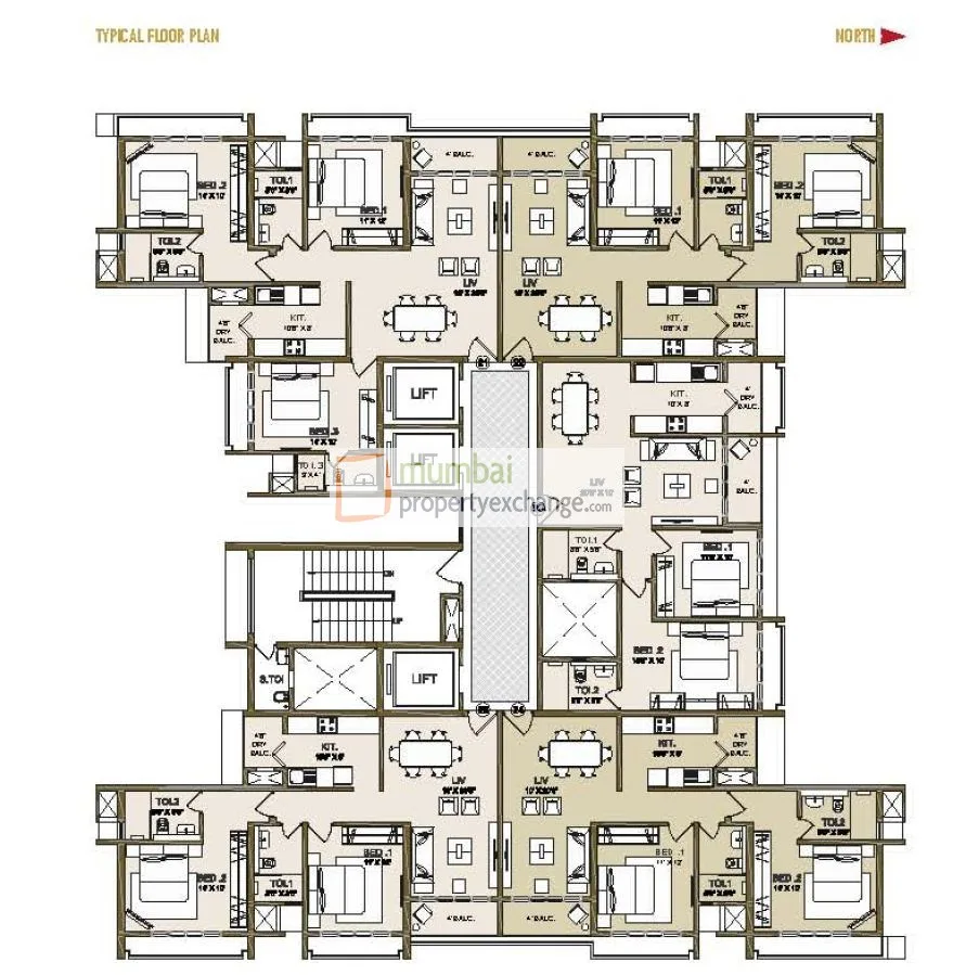 The Gateway, Andheri West — floor plan 1
