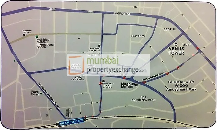 Venus Tower, Virar — floor plan 2