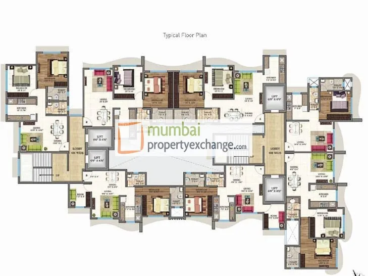 Vijaylaxmi Bliss, Andheri East — floor plan 1