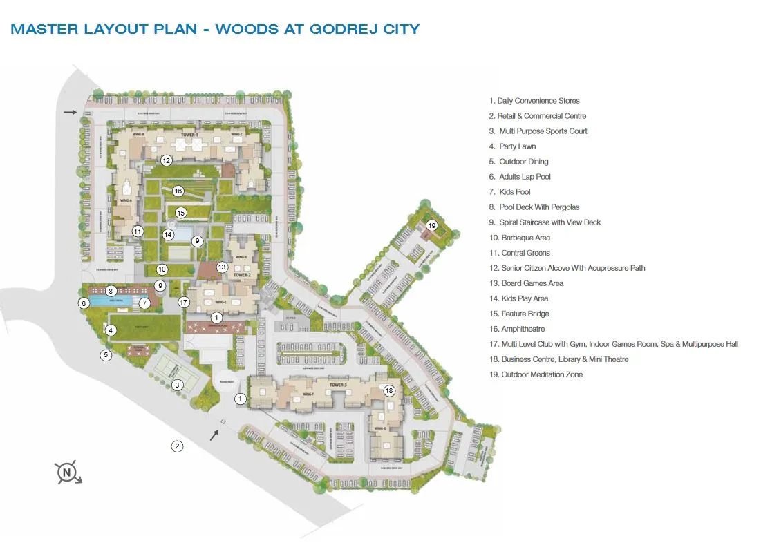 Godrej Woods, New Panvel — floor plan 1