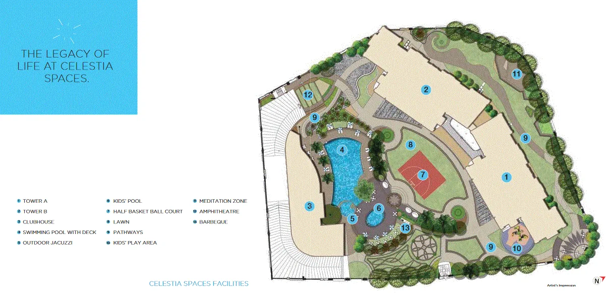 Celestia Spaces, Sewri — floor plan 1