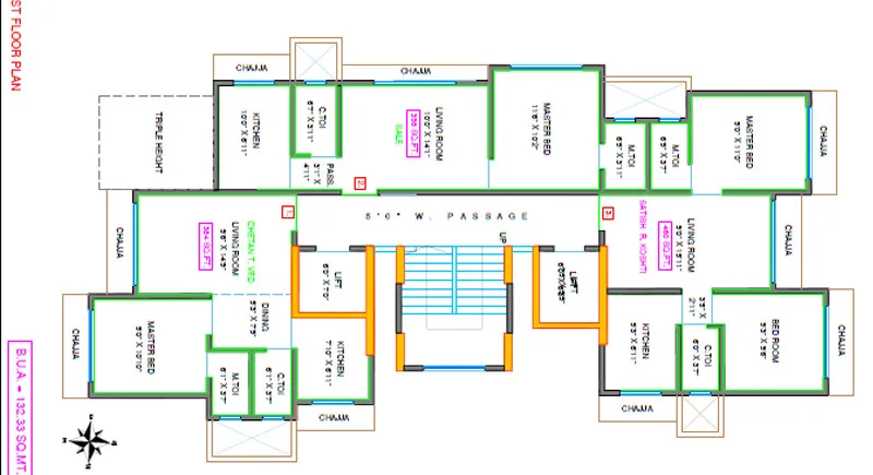 Adinath CHS, Borivali West — floor plan 1