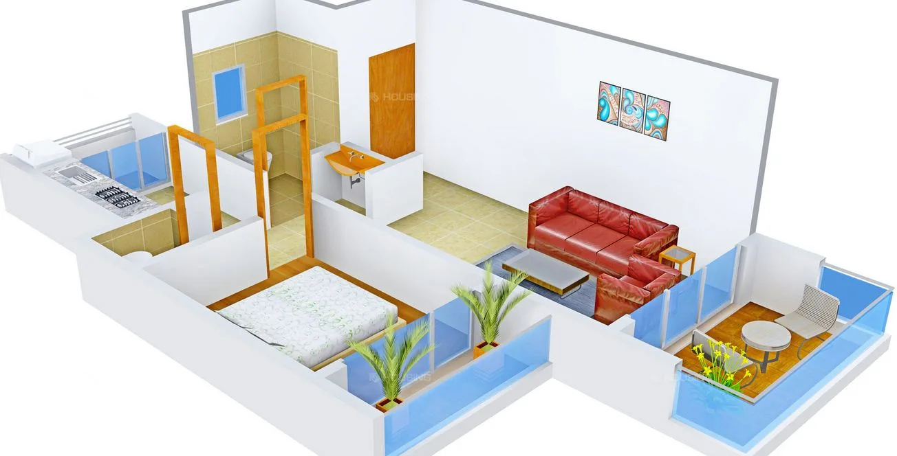 Siddhivinayak Platinum, Ulwe — floor plan 1