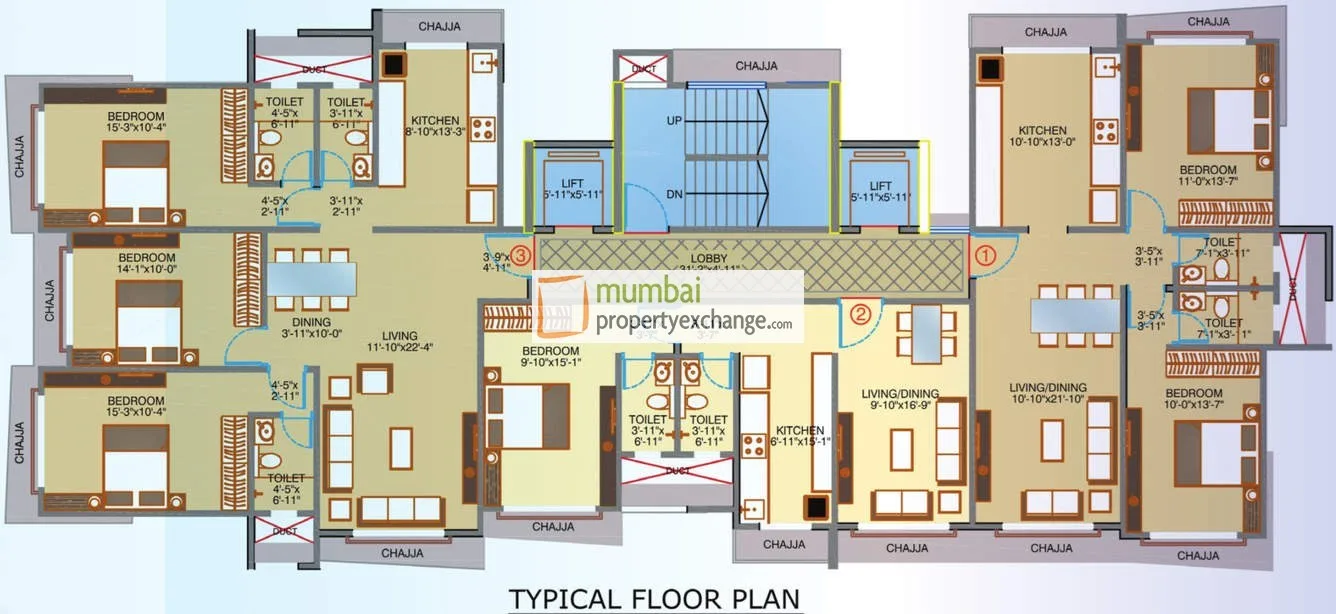 Rajveer Apartments, Andheri West — floor plan 1