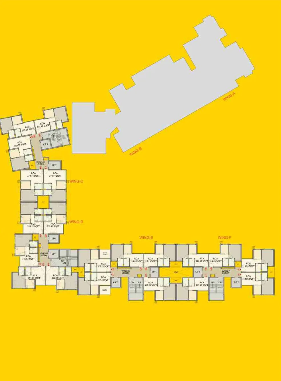 A And O Excellente, Mulund West — floor plan 1