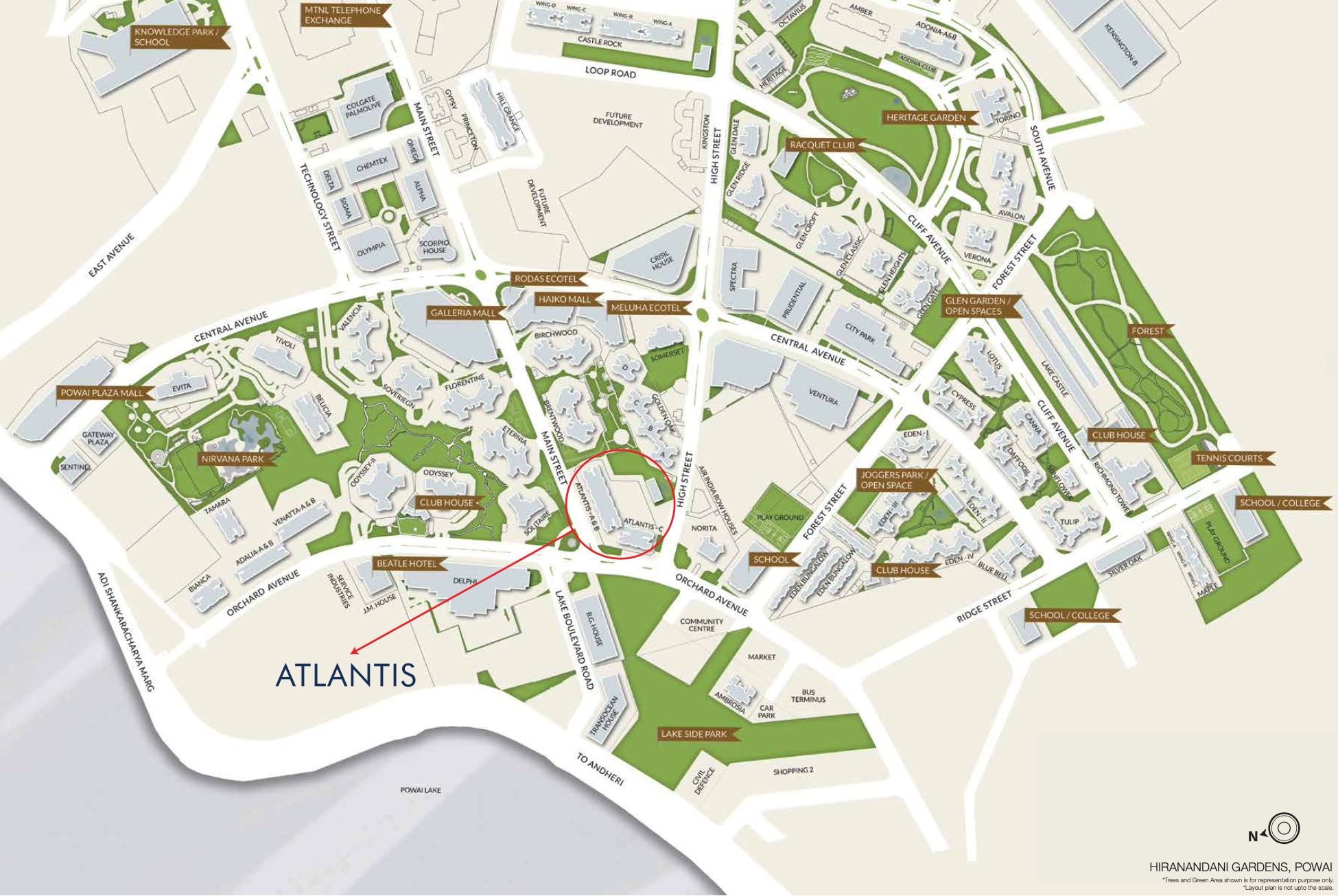 Hiranandani Atlantis, Powai — floor plan 2