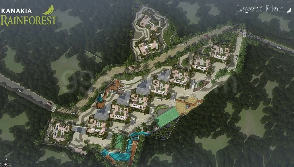 Kanakia Rainforest, Andheri East — floor plan 1