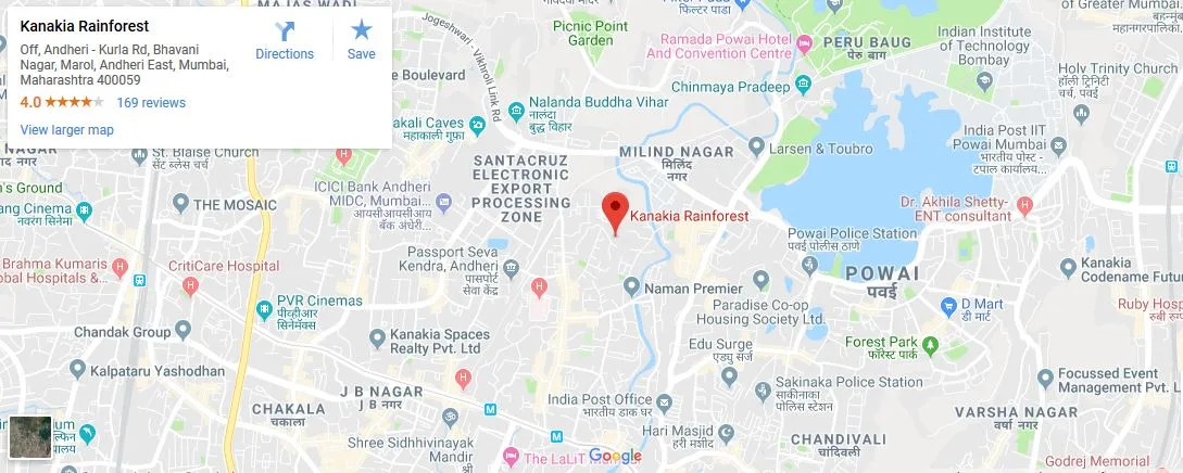 Kanakia Rainforest, Andheri East — floor plan 2