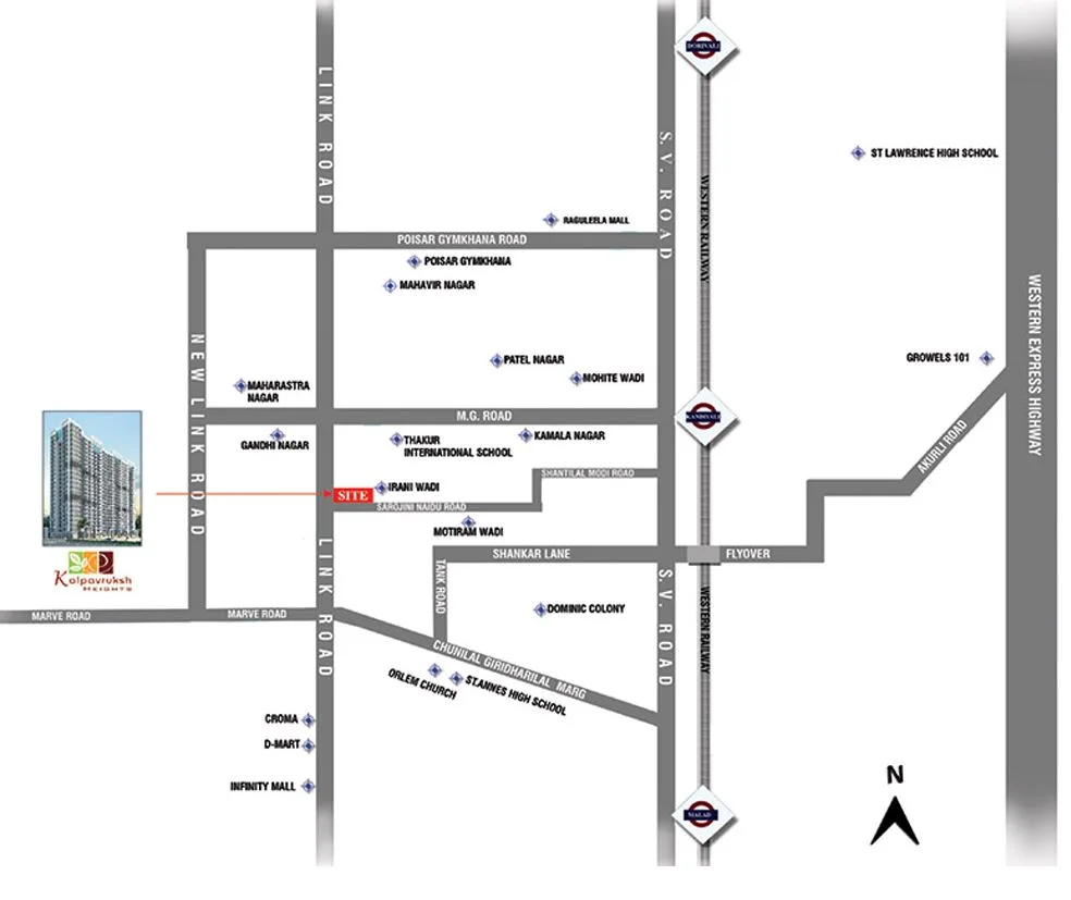 Kalpavruksh Heights, Kandivali West — floor plan 2