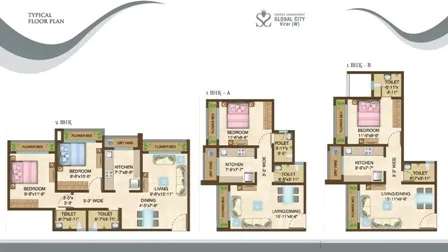 Shree Shashwat, Virar — floor plan 1