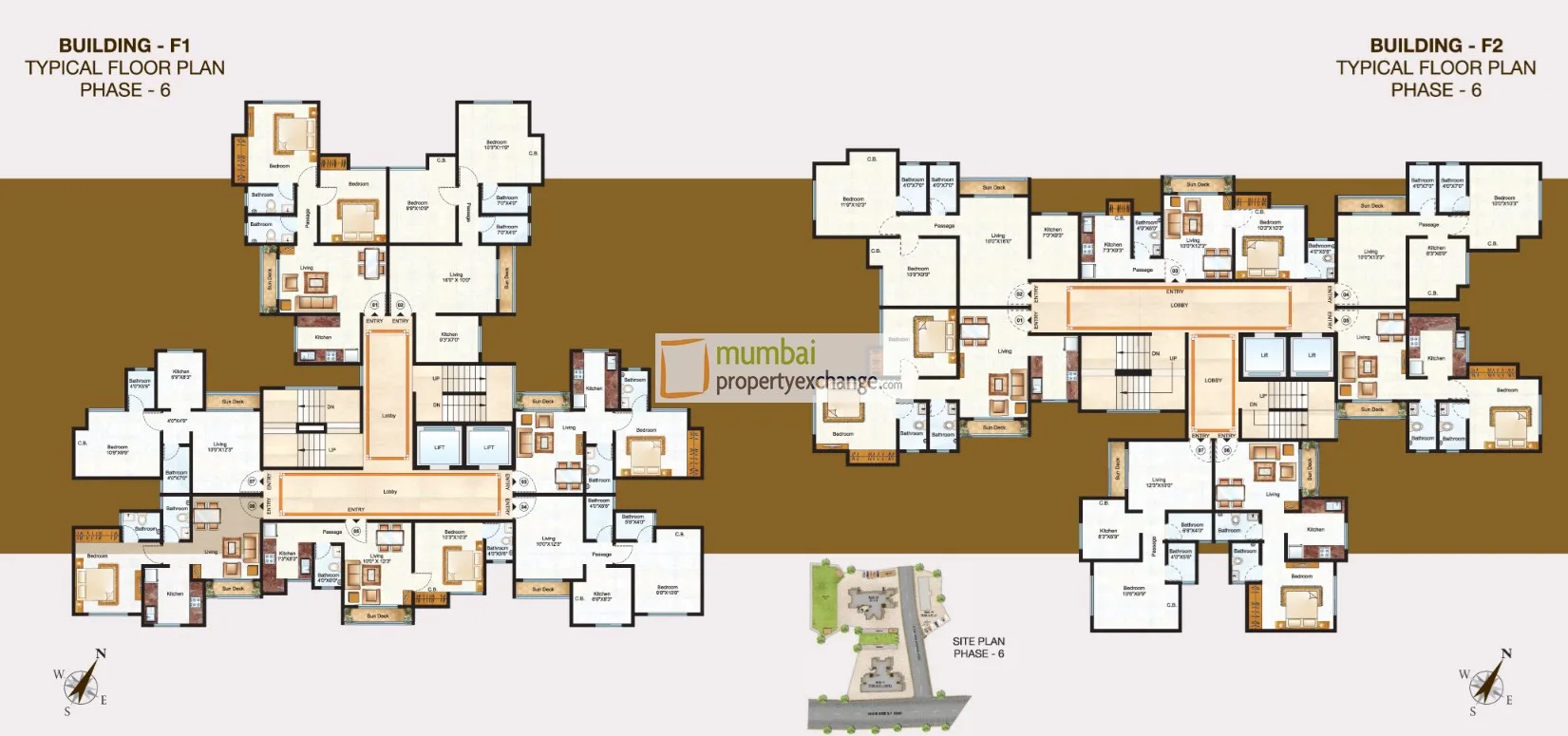 Unnathi Woods 6, Thane West — floor plan 1