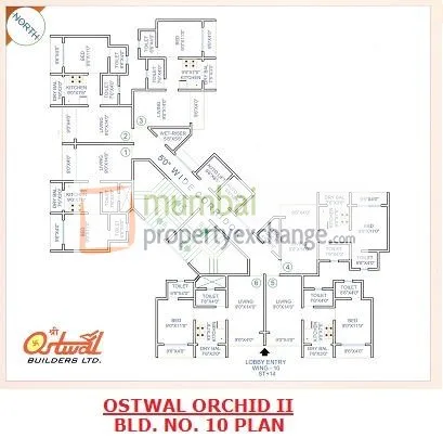 Ostwal Orchid Building No 9 - 12, Mira Road — floor plan 1