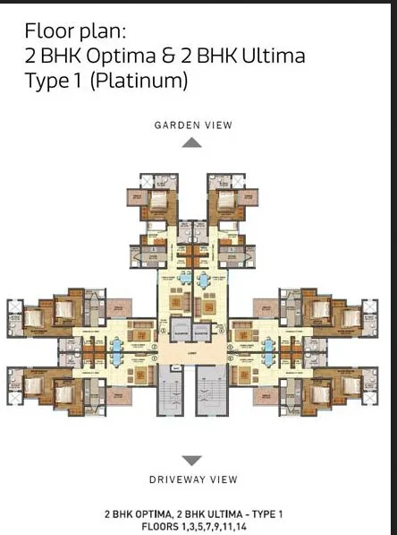 Casa Lakeside, Dombivli — floor plan 1