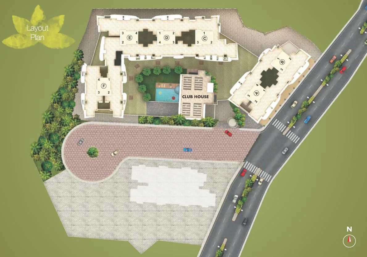 Park Royale, Andheri East — floor plan 1