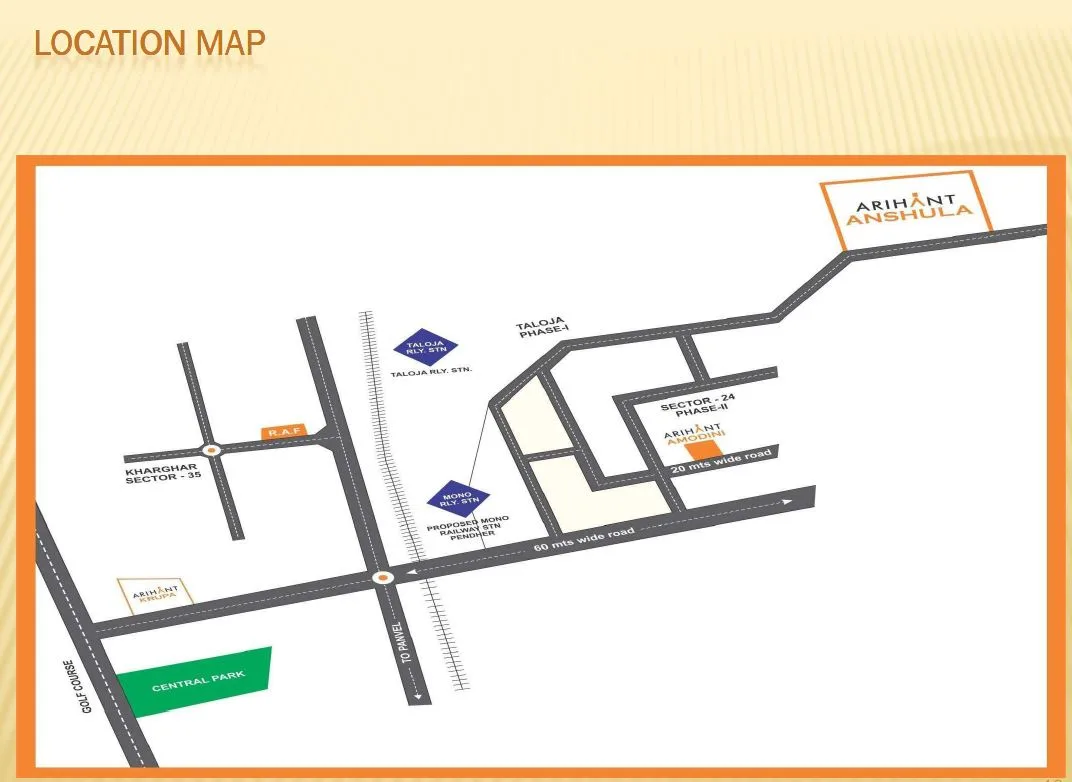 Arihant Anshula, Taloja — floor plan 2