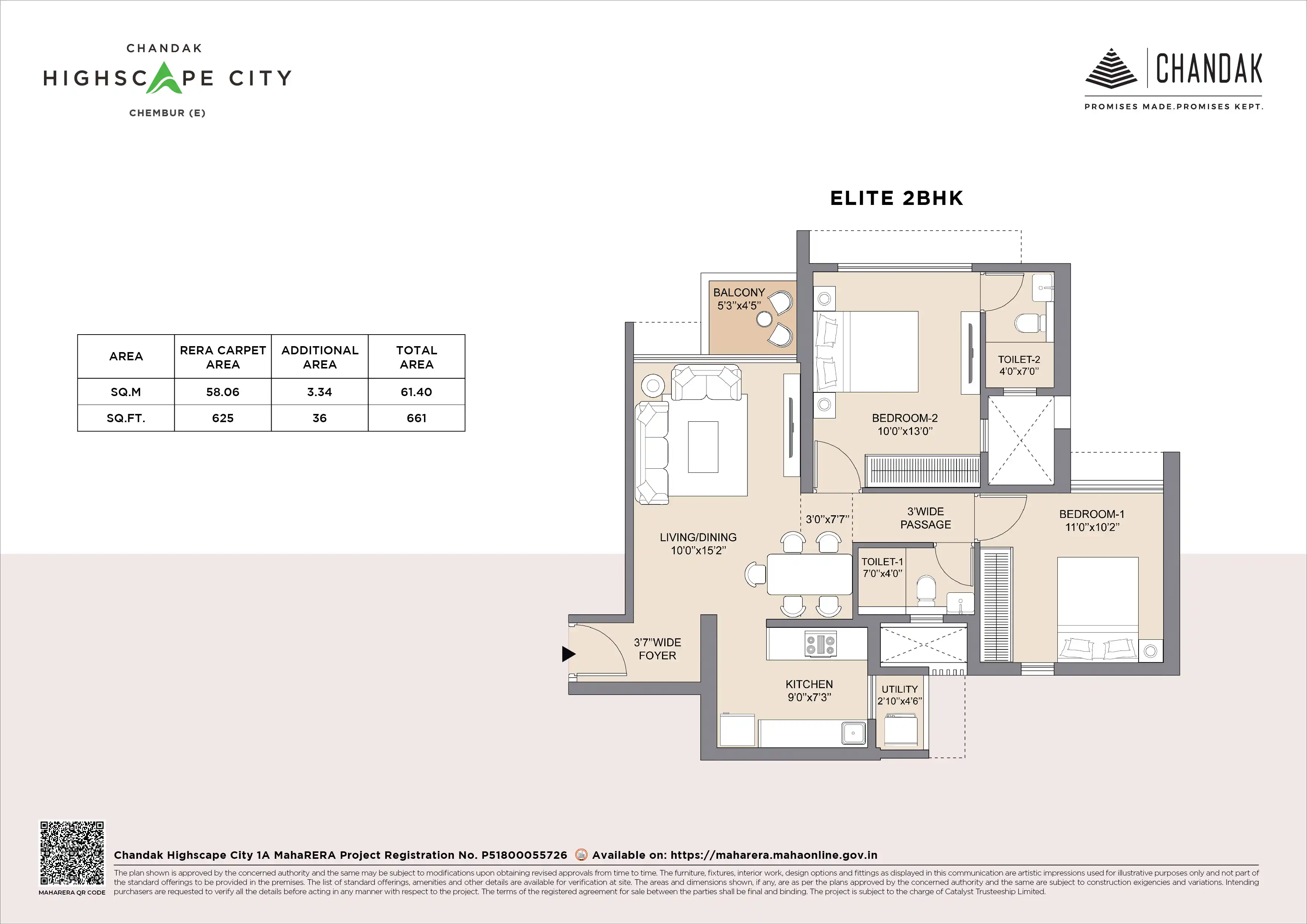 Highscape City, Chembur — floor plan 2