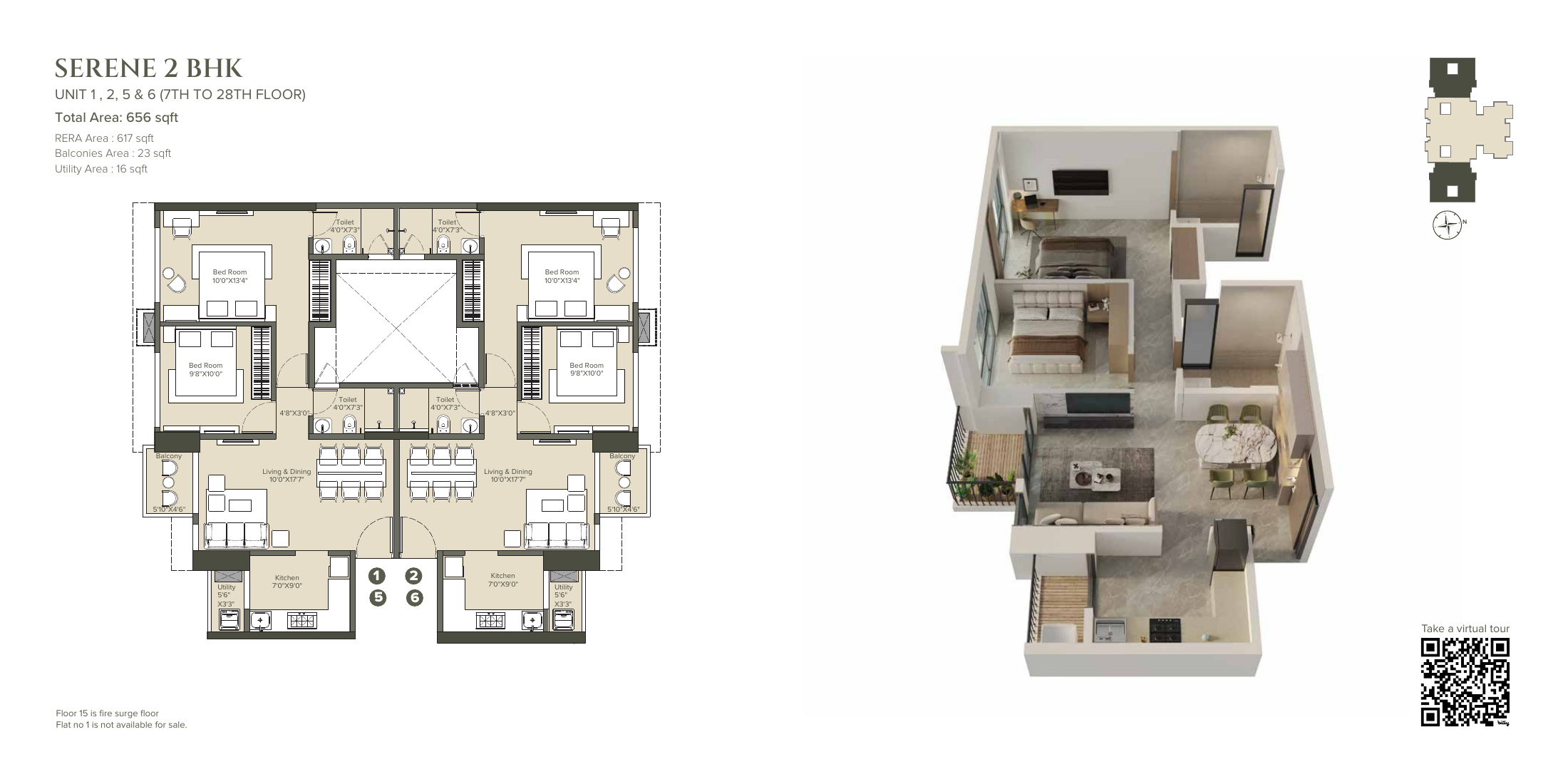 Marathon Nexzone Phase 3_S6 Wing A, Palaspe Phata — floor plan 1