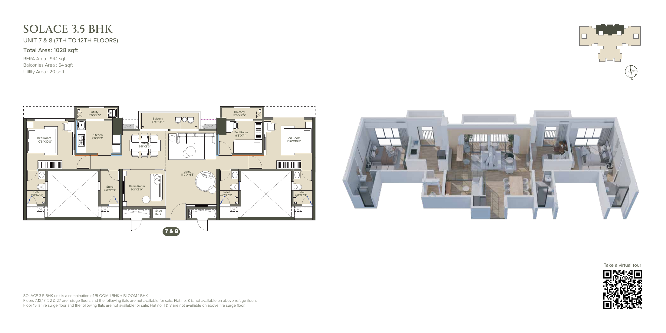 Marathon Nexzone Phase 3_S6 Wing A, Palaspe Phata — floor plan 3