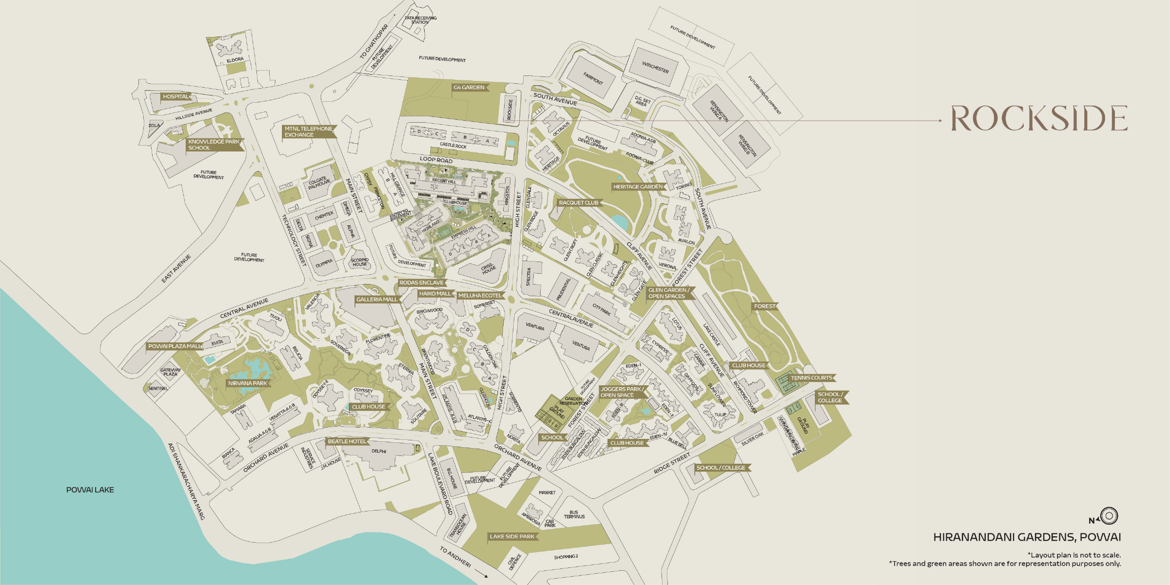 Rockside, Powai — floor plan 1