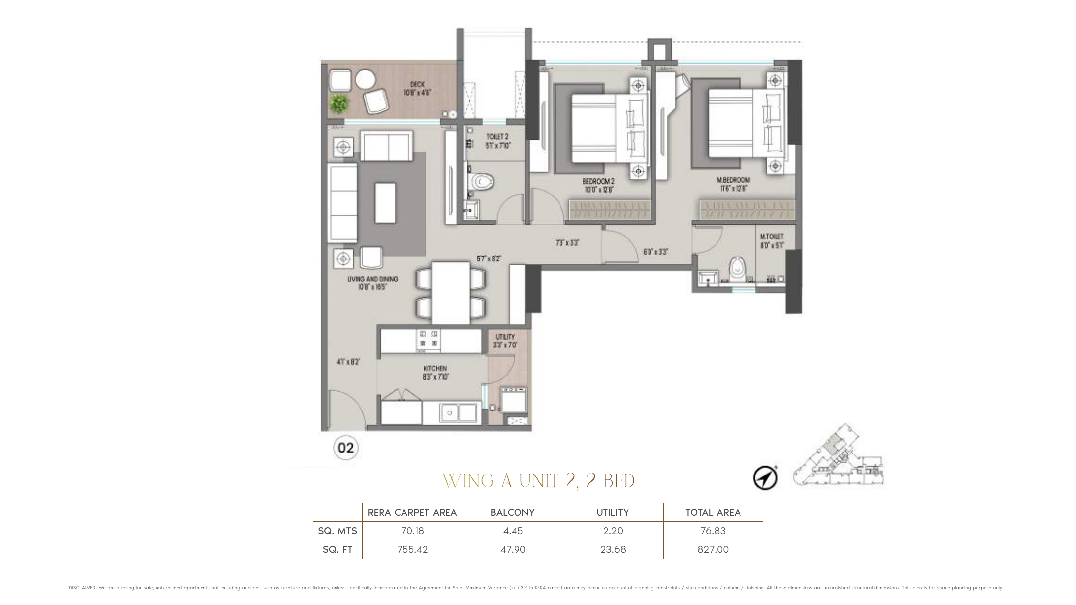 Nine Arcs, Santacruz East — floor plan 2
