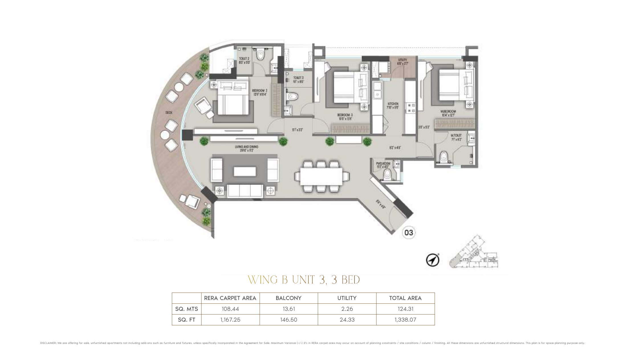 Nine Arcs, Santacruz East — floor plan 6