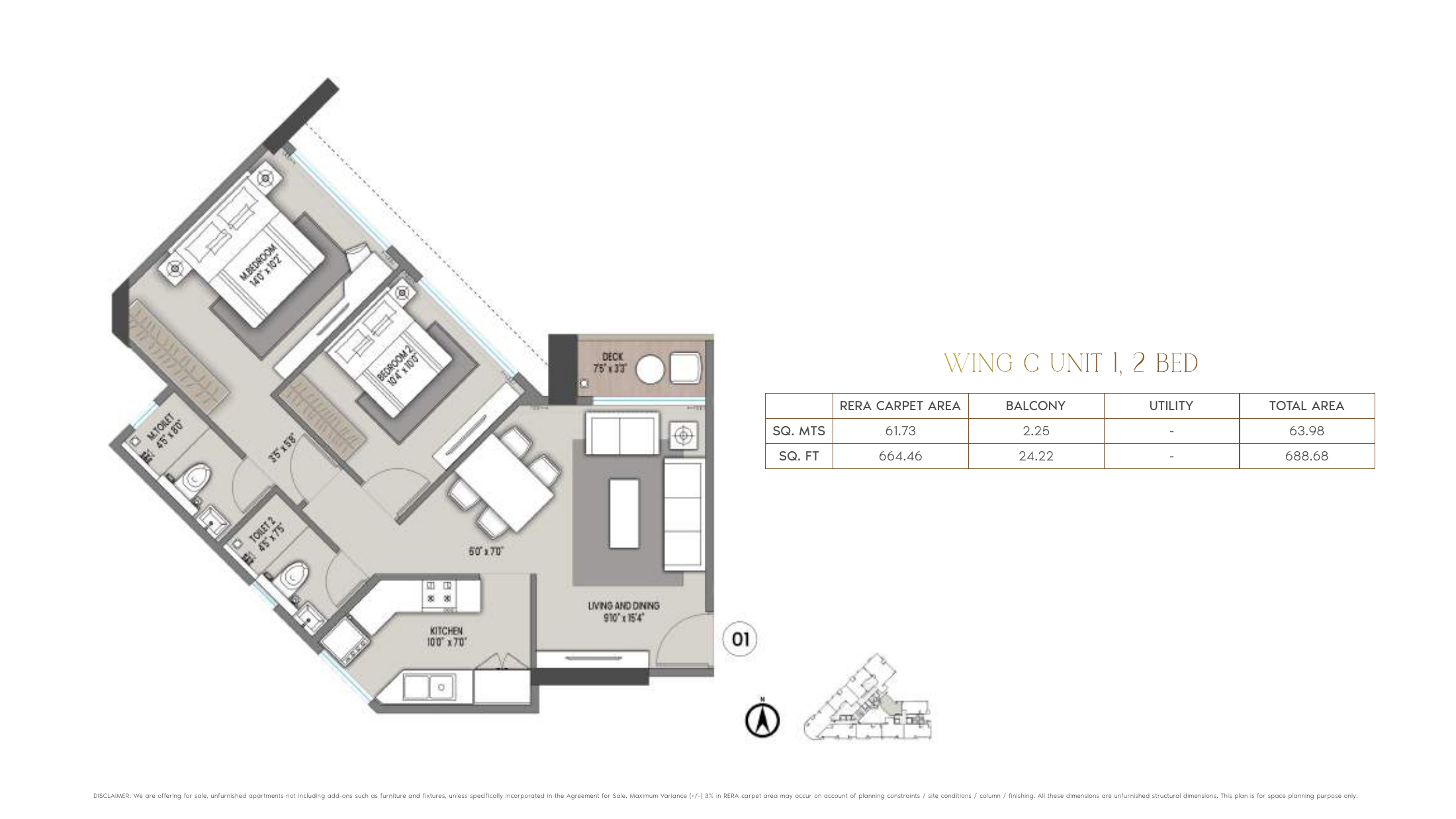 Nine Arcs, Santacruz East — floor plan 7