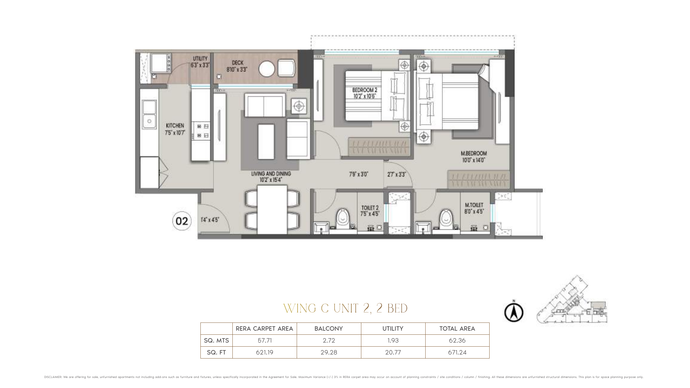 Nine Arcs, Santacruz East — floor plan 8