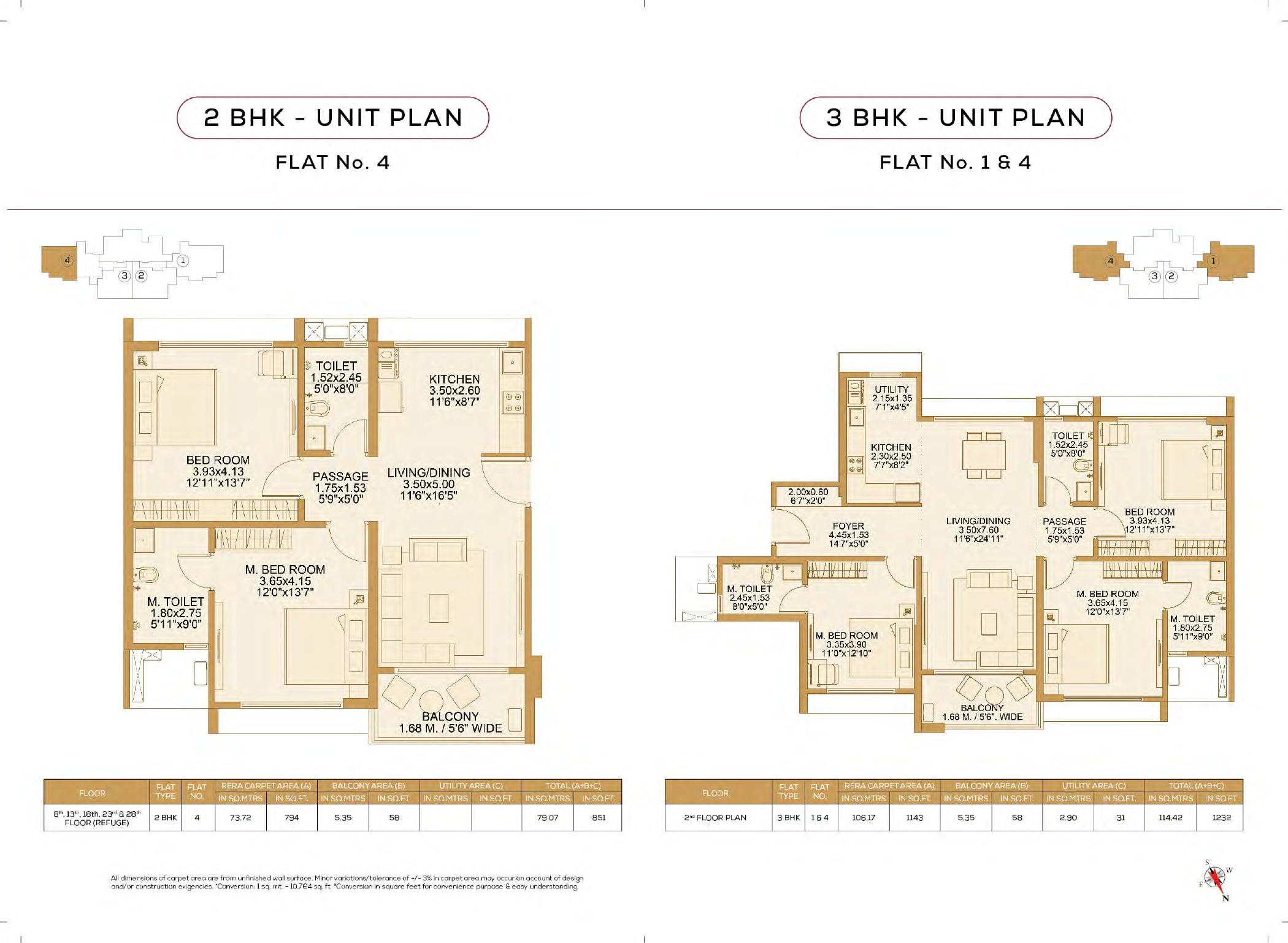Dosti Primus, Balkum — floor plan 3