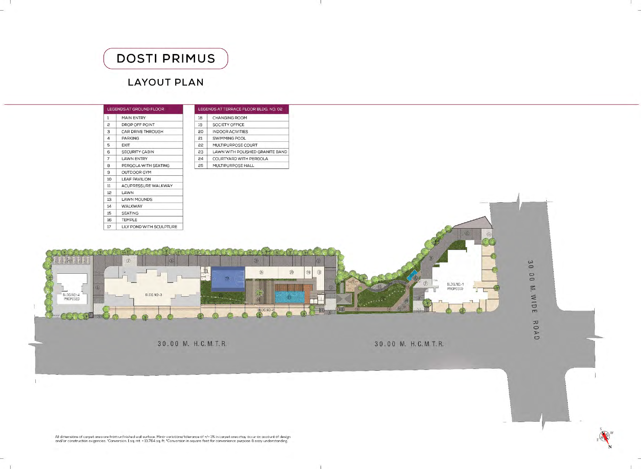 Dosti Primus, Balkum — floor plan 4