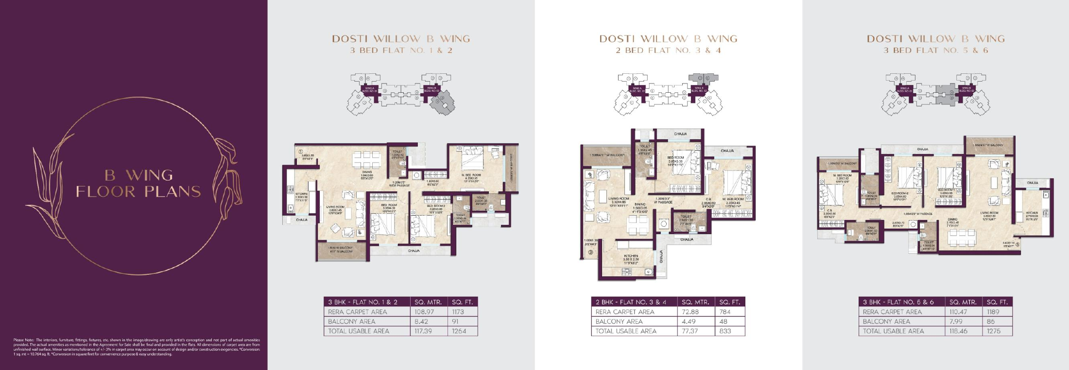 Dosti Willow, Mumbai — floor plan 2