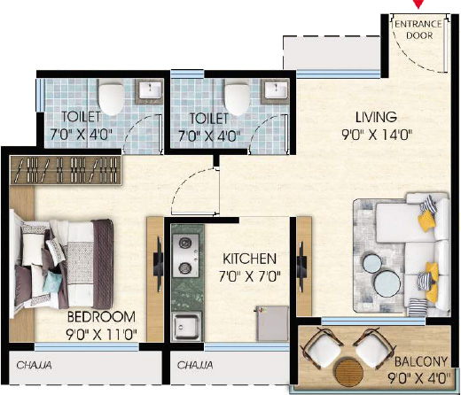 Sai Prerana, Kharghar — floor plan 2