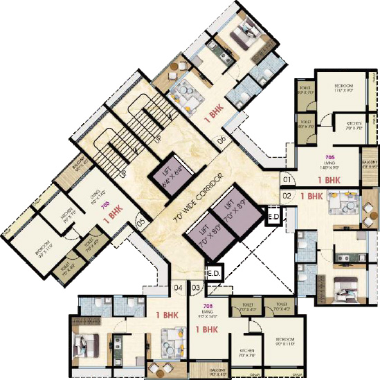 Sai Prerana, Kharghar — floor plan 1
