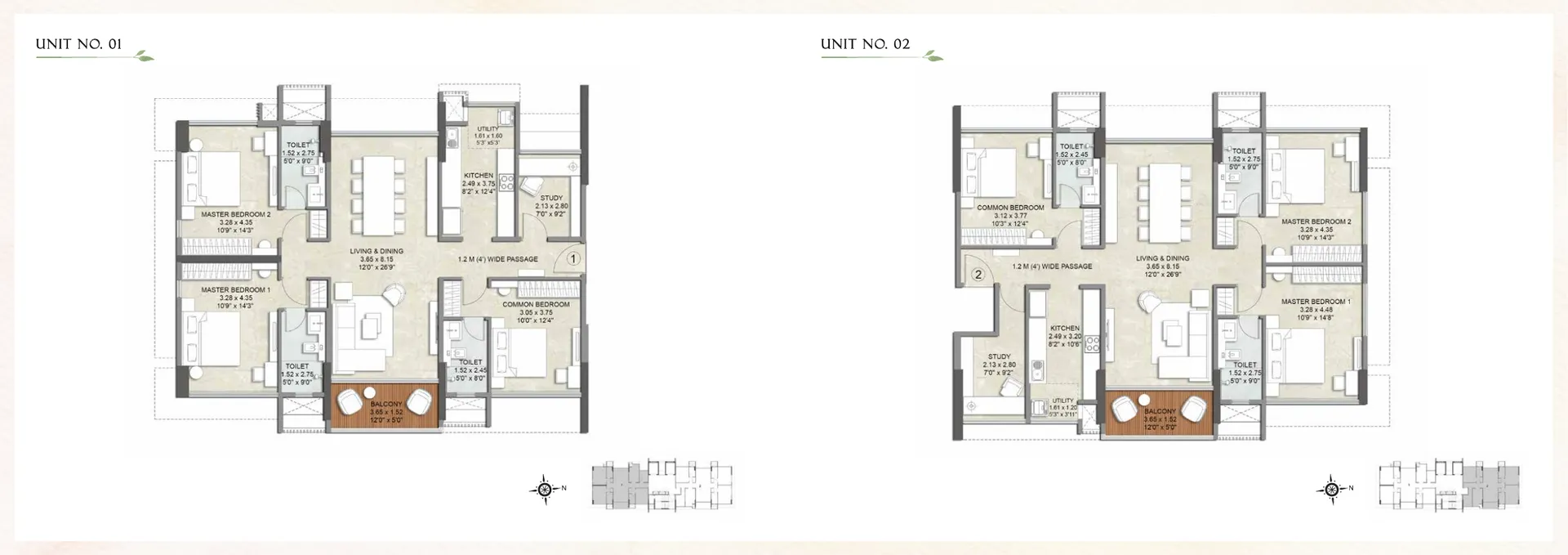 Kalpataru Verbina, Andheri East — floor plan 1