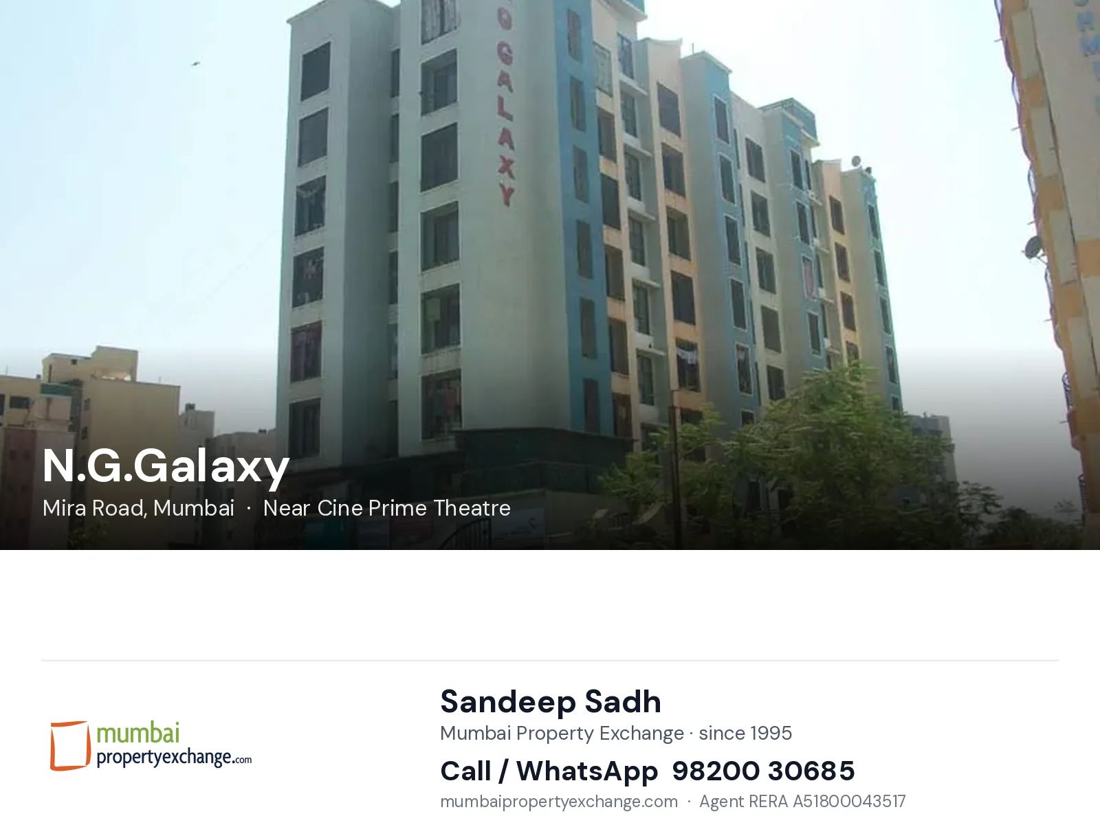 N.G.Galaxy by RNA NG, Mira Road, Mumbai — project | Mumbai Property Exchange, Sandeep Sadh 98200 30685